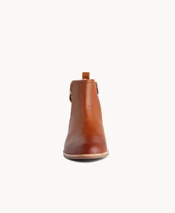 Ebony Leather Ankle Boot