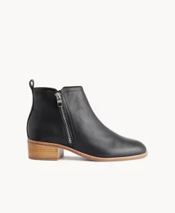 Ebony Wide Ankle Boot