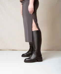 Garret Wide Knee High Boot with Extra Wide Calf