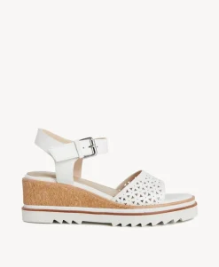 Rachel Perf Wedge Sandal