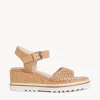 Rachel Perf Wedge Sandal