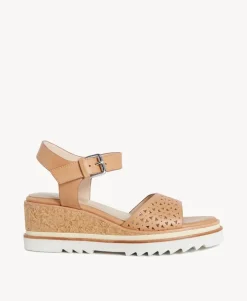 Rachel Perf Wedge Sandal