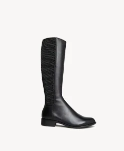 Sal Knee High Boot with Stretch Calf