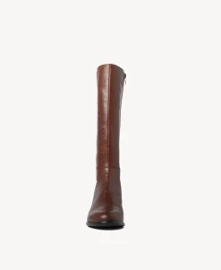 Sal Knee High Boot with Stretch Calf