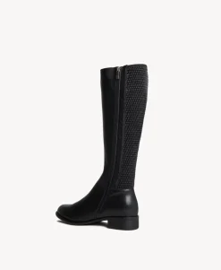 Sal Knee High Boot with Stretch Calf