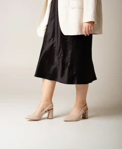 Stacy Wide Slingback Heel
